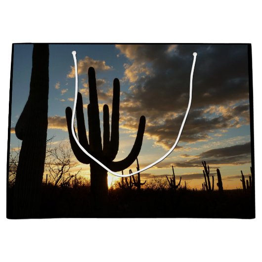 Saguaro Sunset II Arizona Groot Cadeauzakje (Voorkant)