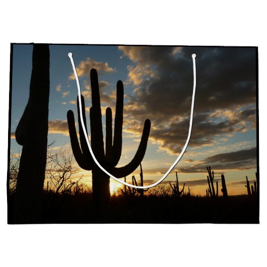 Saguaro Sunset II Arizona Groot Cadeauzakje (Achterkant)