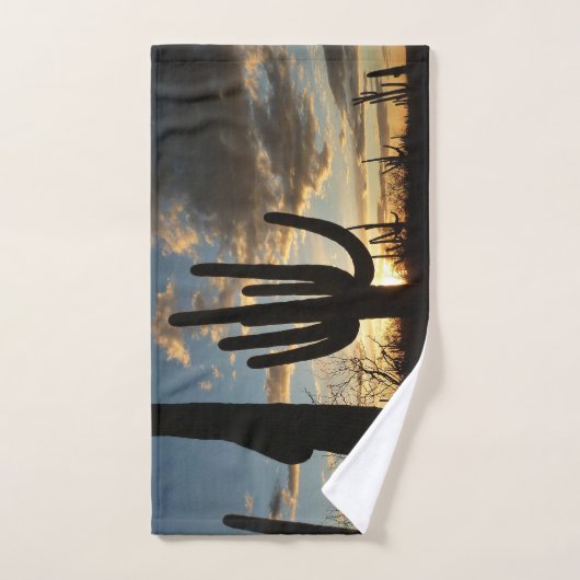 Saguaro Sunset II Arizona Handdoek (Handdoek)