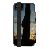 Saguaro Sunset II Arizona Incipio iPhone Portemonnee Hoesje (Agenda Achterkant)