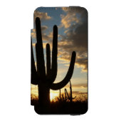 Saguaro Sunset II Arizona Incipio iPhone Portemonnee Hoesje (Voorkant Agenda)