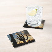 Saguaro Sunset II Arizona Kartonnen Onderzetters (Insitu)