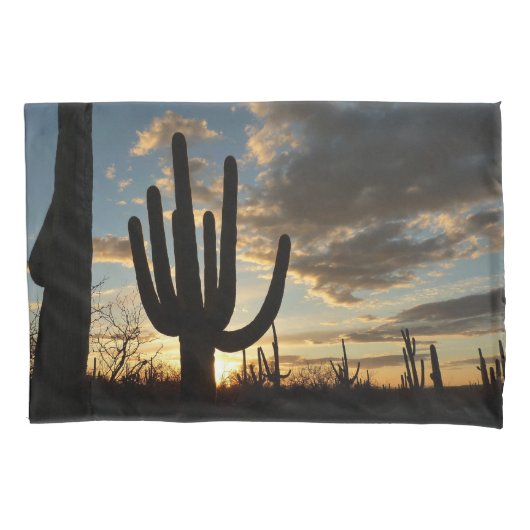 Saguaro Sunset II Arizona Kussensloop (Voorkant)