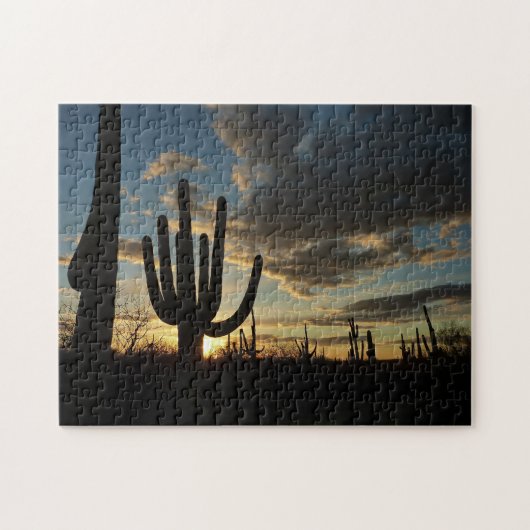 Saguaro Sunset II Arizona Legpuzzel (Horizontaal)