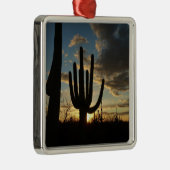 Saguaro Sunset II Arizona Metalen Ornament (Rechts)