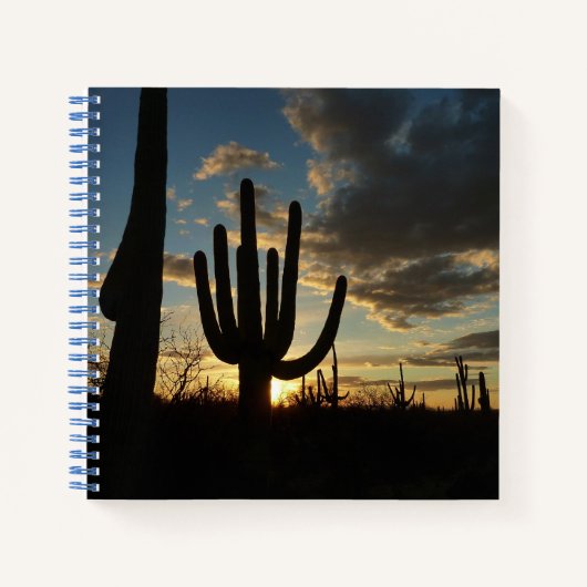 Saguaro Sunset II Arizona Notitieboek (Voorkant)