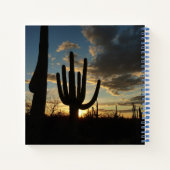 Saguaro Sunset II Arizona Notitieboek (Achterkant)