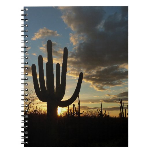 Saguaro Sunset II Arizona Notitieboek (Voorkant)