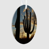 Saguaro Sunset II Arizona Ornament (voorkant)