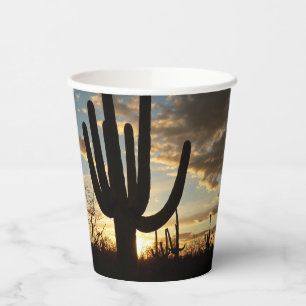 Saguaro Sunset II Arizona Papieren Bekers