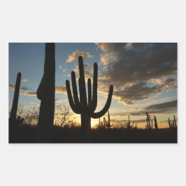 Saguaro Sunset II Arizona Rechthoekige Sticker