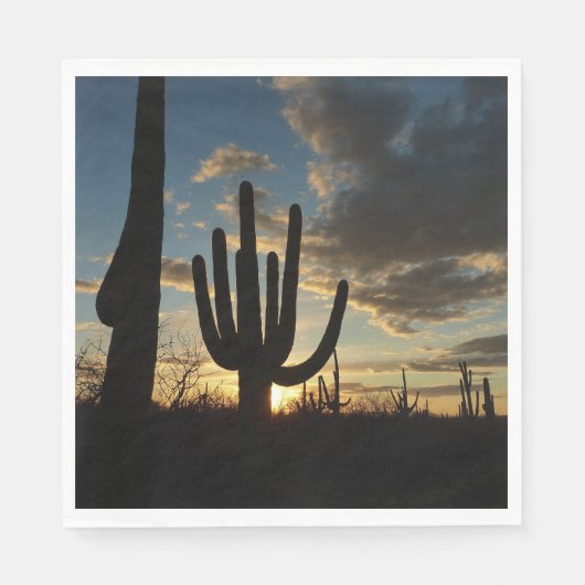Saguaro Sunset II Arizona Servet (Voorkant)