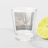 Saguaro Sunset II Arizona Shot Glas (Achterkant)