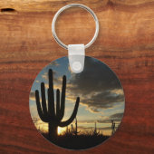 Saguaro Sunset II Arizona Sleutelhanger (Voorkant)