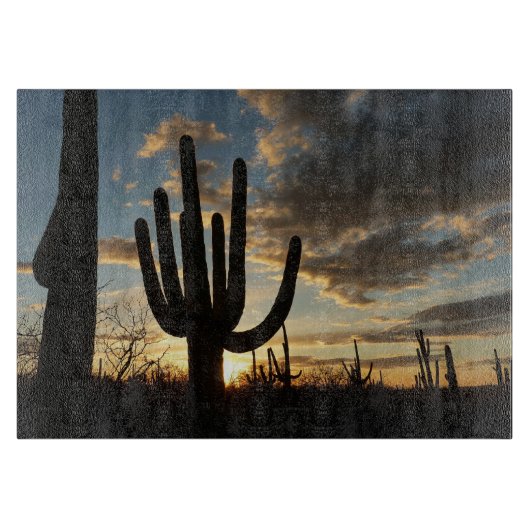 Saguaro Sunset II Arizona Snijplank (Voorkant)