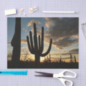Saguaro Sunset II Arizona Tissuepapier (Craft)