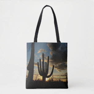 Saguaro Sunset II Arizona Tote Bag