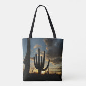 Saguaro Sunset II Arizona Tote Bag (Achterkant)