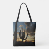 Saguaro Sunset II Arizona Tote Bag (Achterkant)