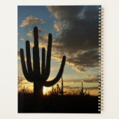 Saguaro Sunset II Arizona Woestijn Landschap Planner (Achterkant)