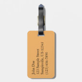 Saguaro Sunset III Arizona Bagagelabel (Achterkant verticaal)