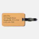 Saguaro Sunset III Arizona Bagagelabel (Achterkant horizontaal)