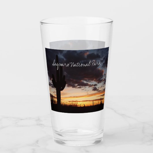 Saguaro Sunset III Arizona Glas (Voorkant)