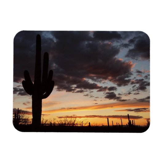 Saguaro Sunset III Arizona Magneet (Horizontaal)