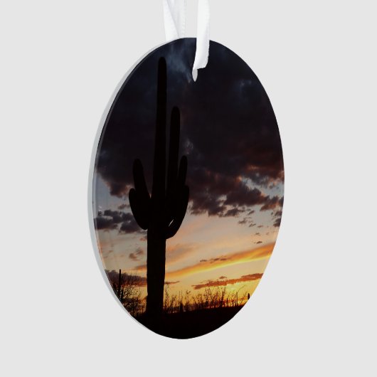 Saguaro Sunset III Arizona Ornament (voorkant)
