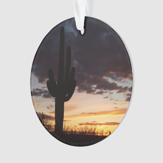 Saguaro Sunset III Arizona Ornament (voorkant)