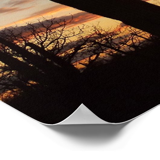 Saguaro Sunset III Arizona Poster (Hoek)