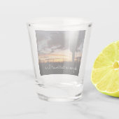 Saguaro Sunset III Arizona Shot Glas (Achterkant)