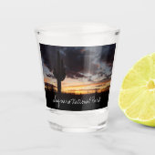 Saguaro Sunset III Arizona Shot Glas (Voorkant)