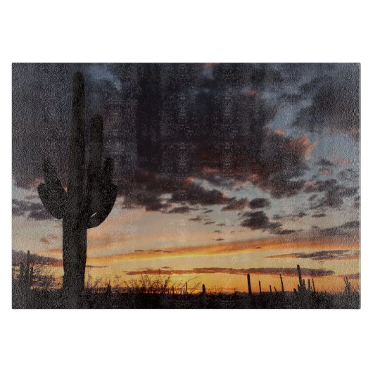 Saguaro Sunset III Arizona Snijplank (Voorkant)