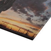 Saguaro Sunset III Arizona Snijplank (Hoek)