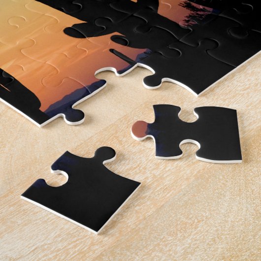 Saguaro Sunset Legpuzzel (Zijkant)