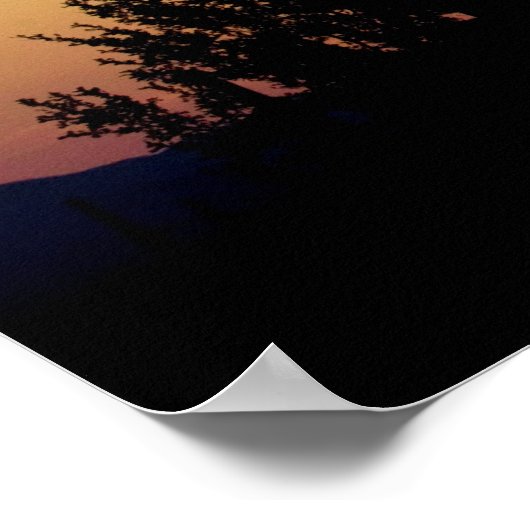 Saguaro Sunset Poster (Hoek)