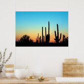 Saguaro Sunset Poster (Keuken)