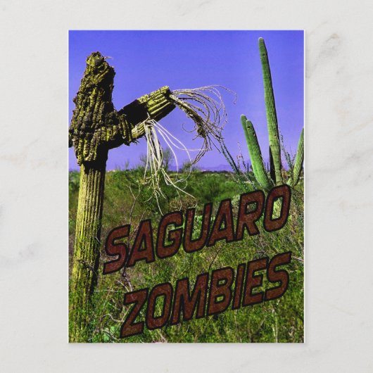 Saguaro Zombies Zombie 2 Briefkaart (Voorkant)