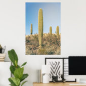 Saguaros poster (Thuiskantoor)