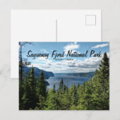 Saguenay Fjord Quebec Canada Briefkaart (Voorkant / Achterkant)
