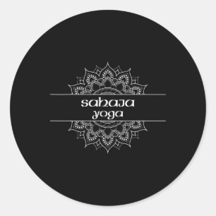 Sahaja Yoga Type Mandala Grafisch Ronde Sticker