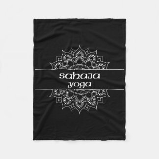Sahaja Yoga Type Mandala Graphic Fleece Deken