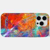 Sahar - aangepaste naam, veelkleurige texturen Case-Mate iPhone case (Achterkant (horizontaal))