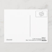 Sahara Abstracte fractale kunst Briefkaart (Achterkant)