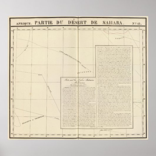 Sahara, Afrika 13 Poster (Voorkant)