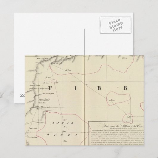 Sahara, Afrika 16 Briefkaart (Voorkant / Achterkant)