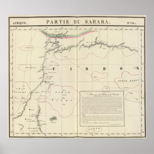 Sahara, Afrika 16 Poster (Voorkant)