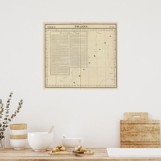 Sahara , Algerije , Afrika 15 Poster (Keuken)