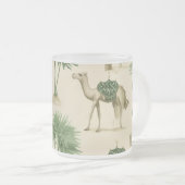 "Sahara Camel Glass" Matglas Koffiemok (Voorkant rechts)
